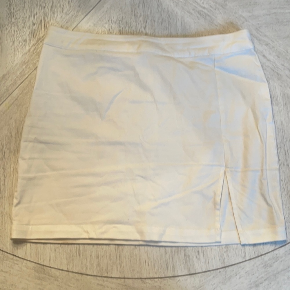 White Mini Skirt